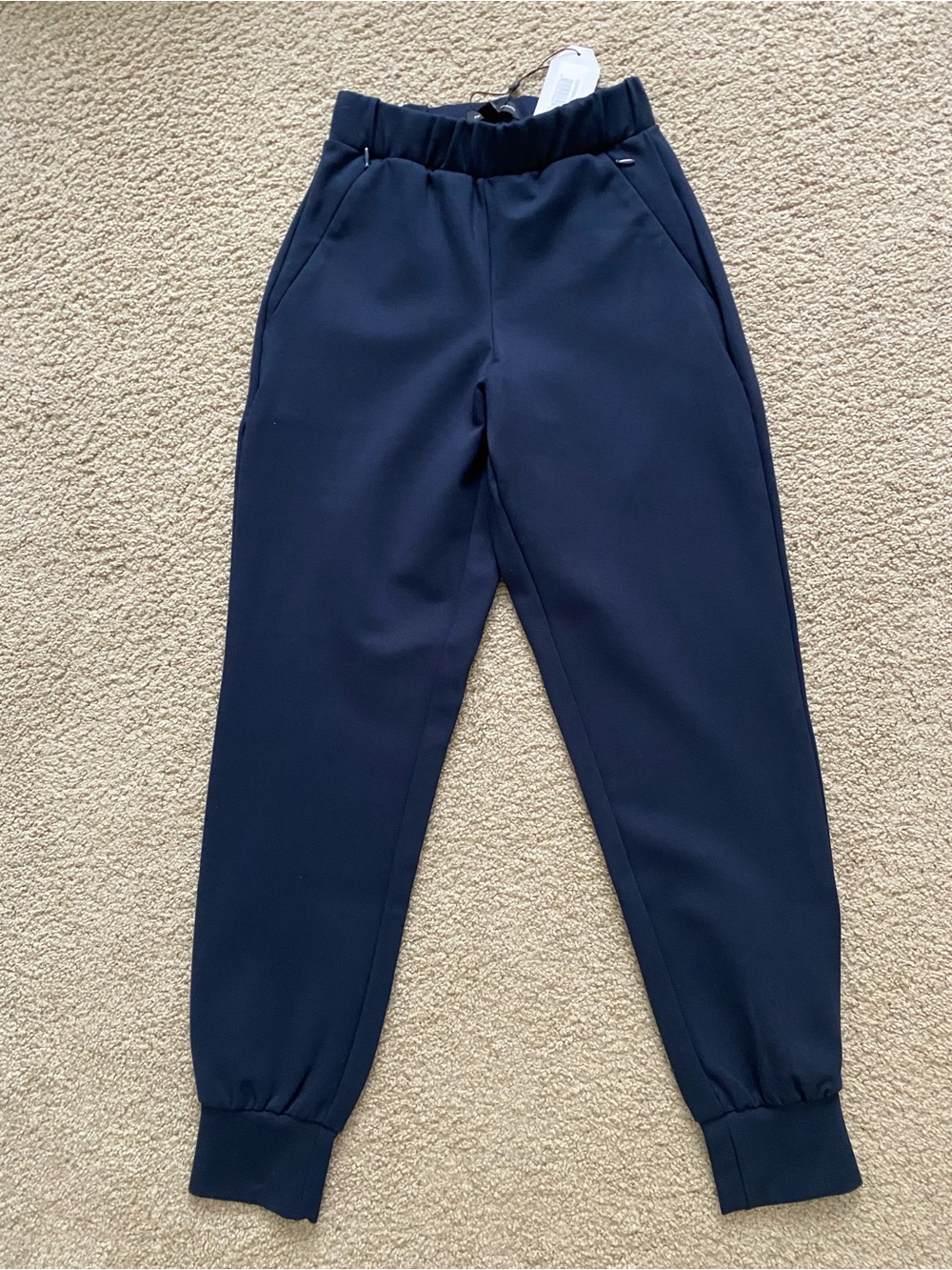 NWT Universal Standard Luxe Ponte Knit Tapered Jogger Blue 4XS/00-0